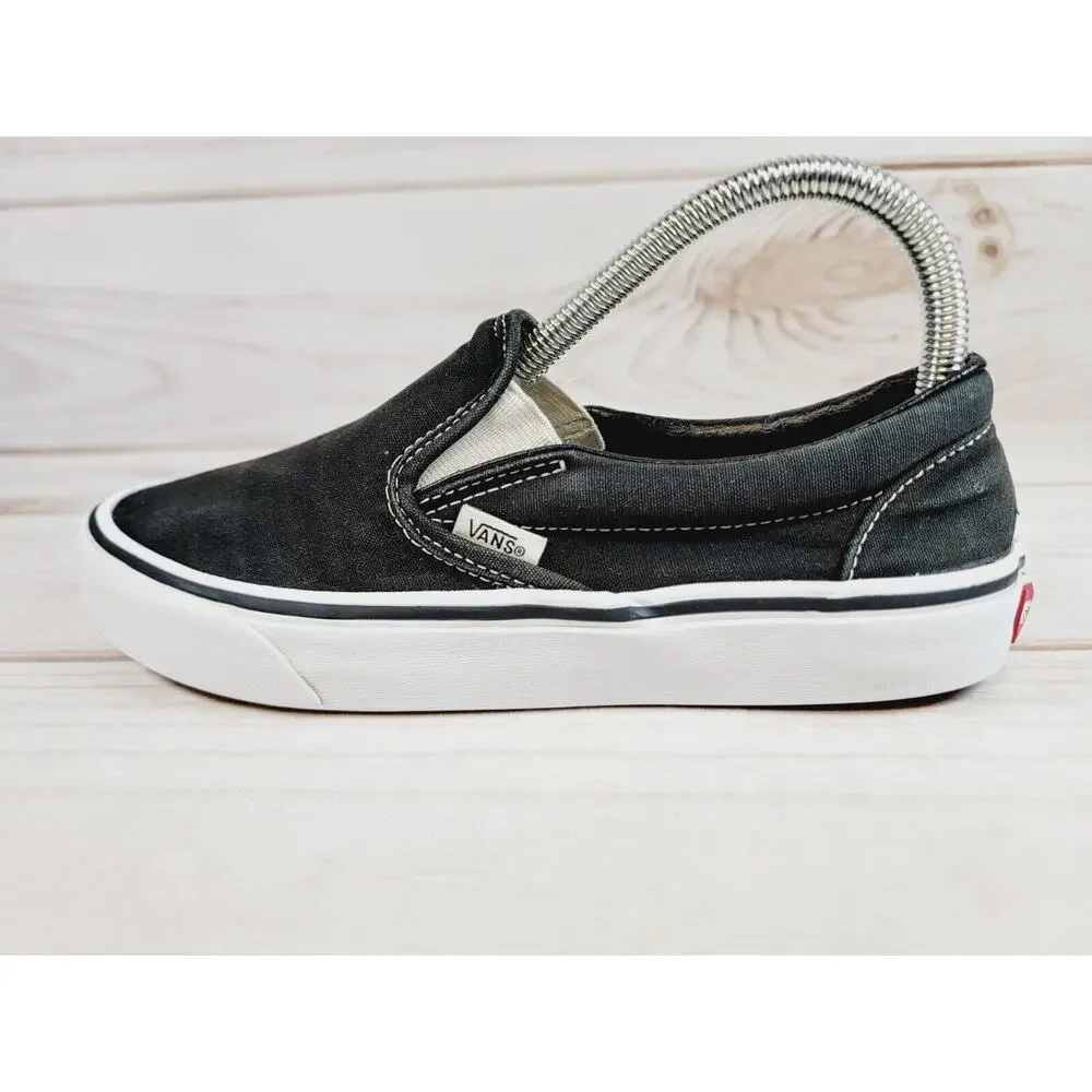 Vans 751505 Classic Slip-on Black True White Womens sz 8.5 Shoes Mens 7 Shoes